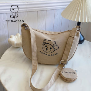 Túi Đeo Chéo Phong Cách Retro Piton & Bear Chất Liệu Cao Cấp Dễ Mang Cho Nữ