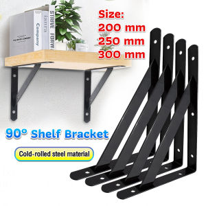 Digeo Heavy Duty Shelf Bracket Wall Mount 90° Brackets for Floating Shelf