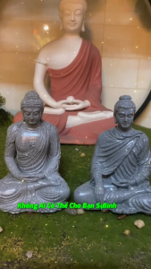 Tượng Đức Phật nhiều size Trang Trí Thác khói trầm hương Terrarium Tiểu cảnh.