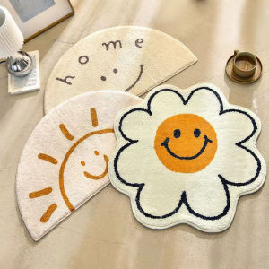 Sunflower Face Rug: A Fun & Safe Addition to Your Home