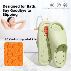 MONLEYTA | German Bathroom Slippers Anti-Slip Odor-Resistant Indoor Home 2025 New Bathing Sandals Men Summer Bathroom Special Use