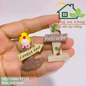 TT132 - mô hình trụ bản tên chỉ dẫn mini trang trí tiệc tiểu cảnh - nhớ xem phần mô tả