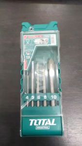 TOTAL ชุดดอกสว่านเจาะกระจก 5 ตัวชุด รุ่น TACSD7256 (GLASS DRILL BITS)