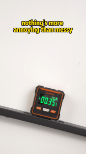 TASKTOOL Digital Display Electronic Inclinometer High Precision Laser Tilt Angle Protractor Level Box Magnetic Base