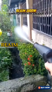 REAIM 8000KPA Heavy Duty Portable Pressure Washer 220V High Power Jet Car Washer for Home Outdoor Cleaning Garden Furniture Maintenance