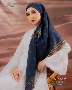 Jilbab hijab kerudung bergo krudung wanita dewasa segiempat motif terbaru new terlaris terkini modern kekinian murah viral 2022 Arrafi AR 612 adem mudah di bentuk cantik bahan voal ori premium cantik bayar di tempat COD gratis ongkir