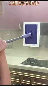 Automatic Cloth Changing Hands-Free Mini Mop 360° Rotating Flat Mop Light Labor-Saving Cleaning Mop Compatible With Towels Disposable Wipes