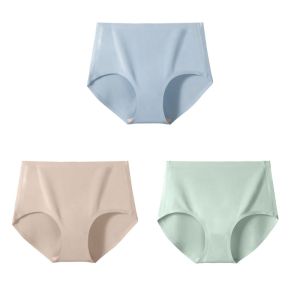 Silk Crotch Invisible Feel High Waisted Underwear