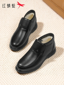Reddragonfly | Insulated Leather Mens High-Top Shoes