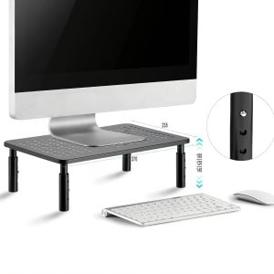 Laptop Desktop Computer Monitor Elevated Rack Adjustable Screen Desktop Base Holder Pad Storage Rack Vertical