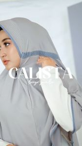 Baru ABIKA CALISTA JUMBO AB 056 AB 56 Kerudung Instan Serut Syari Stella Premium