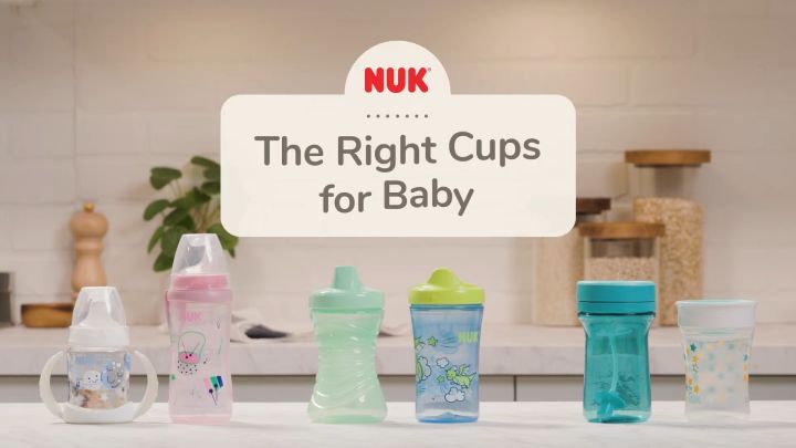 Baby Bottle Sippy Cup For Month Old NUK Spout 10oz Learner Cup