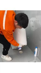 Seal Gasket Closet Duduk 100mm-110mm Universal Seal Kloset Duduk Anti Bocor Anti Odor Seal Toilet Duduk Toilet Flange Dengan Backflow Valve