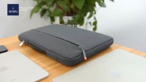 WiWU Pilot Waterproof Polyester Laptop Sleeve for 13/14/15.4/15.6 Inch - Durable Protective Case with Multiple Compartments