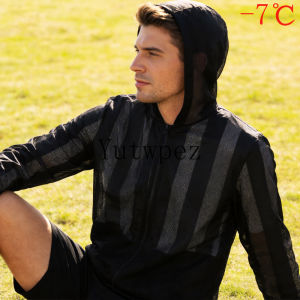 Outdoor Hiking Summer UPF50+ UV Sun Protection Skin Coats Mens Ultra-Light Sports Hooded Outwear Men Breathable Casual Jackets
