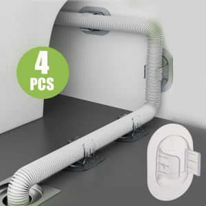 YESPERY 4ชิ้น ตะขอชั้นวางตัวยึด 22-28มม. 30-38มม. คลิปหนีบแบบถาวร ถูกต่อไปตามตัวเลือก