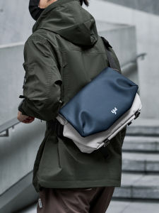 Túi Đeo Vai Thể Thao Nam Dung Tích Lớn 2025 Túi Đeo Chéo Đạp Xe Màu Tương Phản Túi Đeo Vai Thời Trang Thường Ngày Túi Bưu Điện