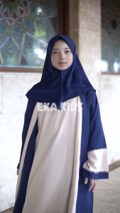 Eka.Kids Gamis Anak Usia 4-14 Tahun Anak Tanggung Perempuan Abaya Jihan Terbaru Syari Muslimah