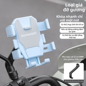 Gương Chiếu Hậu Tương Thích Với Giá Đỡ Điện Thoại Có Thể Tháo Lắp Nhanh Cho Xe Đạp