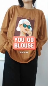 Kaos Wanita Oversize Terbaru YOUGO BLOUSE KAOS KATUN COMBED 24s Blouse Remaja Kekinian Korean Style