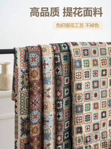 Vải Ghế Sofa Phong Cách Bohemian Vải Túi Du Lịch Thủ Công Vải Trang Trí Nhà Dân Tộc Vải Đầu Tự Làm Chất Liệu Nệm Ghế Vải