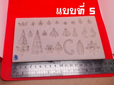 แผ่นกดลายไทย เรซิ่น แม่พิมพ์ลายไทย งานศิราภรณ์ คมชัดทุกลาย