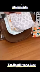 Pouch Pembalut Wanita Tas Tempat Tisu Lipstik Dompet Penyimpanan Kabel Data Aksesoris Bag Travel