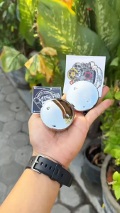 Tutup Tangki Bensin Cap Fuel Beat Vario Scoopy Motor Matic Bebek Original AHM SUDAH CHROME