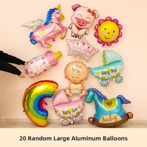 HUAFANGXISHI | Cartoon Handheld Foil Balloon Party Decoration
