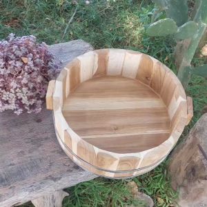 อ่านไม้ (ไม่กับน้ำ) เพื่อการทำงาน ตัวเลขของ 33x33x12 ตรงกับเวลาที่ล้างมือ ถังไม้ เครื่องดิ่ม กะละมัง ส่วนตัวและสปา