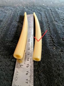 once tulsap pipa tulang sapi super panjang 16 cm lubang multifungsi stok terbatas