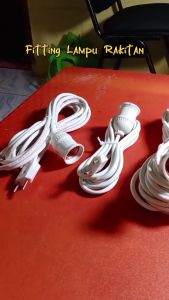Fitting Gantung fitingan lampu ON OFF kabel 5 Meter E27