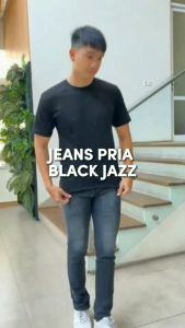 Jeans Slimfit Pria Washed Sandwash Ukuran Besar S/M/L/XL/5XL
