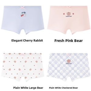 MiiOW | Pure Cotton High Elastic Comfortable Safety Underwear For Girls Childrens Underpants A Class Cat Person Brand Breathable Soft