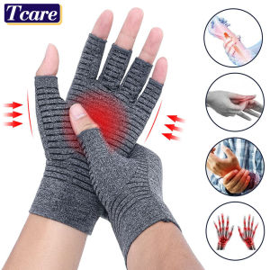 Arthritis Compression Gloves Relieve Pain From Rheumatoid Carpal Tunnel Hand Gloves Fingerless for Computer Typing & Dailywork