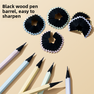 M&G | High-Quality Black Wood Pencils Colorful Marking Pencils for Childrens Calligraphy HB 2B