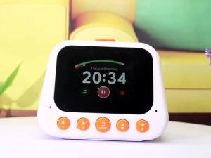 AI Smart Alarm Clock Talking Buddy Educational Clock Music/Stories Player Pomodoro Timer Cool Robot