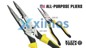 Xximos 6 Inches Long Nose Plier Combination Heavy Duty Pliers Vise Pliers Tools Set