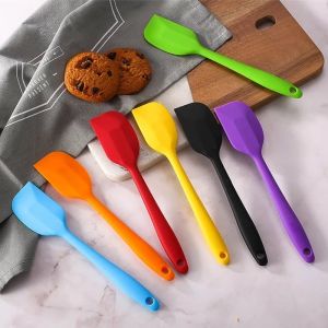 28CM Non Stick Cake Cream Butter Cooking Silicone Spatula Cookie Pastry Scraper Heat Resistant