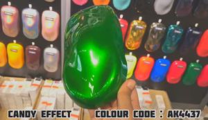 AIKKA AK4437 Candy Green | Candy Series | Automotive 2K Car Paint Motor Body Aerosol Spray Bottle Cat Kereta DIY 车漆