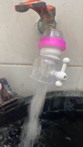 หัวกรองก๊อกน้ำยืดได้ ลดแรงดันน้ำ ยืดหมุนได้ 180 องศา ปรับระดับสั้นยาว