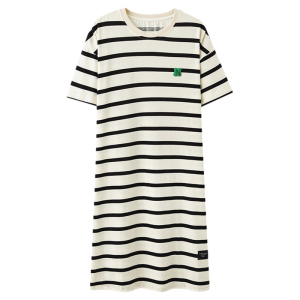 Váy ngủ nữ MiiOW bằng chất liệu lụa băng tay ngắn có đệm ngực