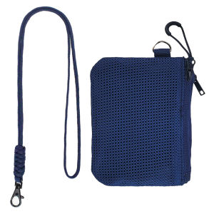 Khoá kéo đôi lưới Tai nghe bao bảo vệ tiền xu lưu trữ phím Ví đựng thẻ tín dụng Túi Ví du lịch với dây buộc