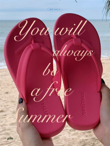 Simple Fashionable Womens Sandals Slip-On Summer Outdoor Anti-Slip Soft Bottom Ankle Strap Flat Heel Beach Shoes