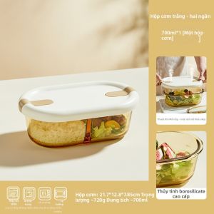 CAROTE | Hộp Cơm Đựng Được Trong Lò Vi Sóng Có Khuôn Trái Cây và Khóa Chống Thấm