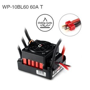 Hobbywing QuicRun ESC Không Chổi Than Cho Xe RC 1/24 1/18 1/16 1/10 1/8 Bộ Điều Khiển Tốc Độ Mini Dòng WP 24-150A Kim Loại