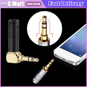 New 3 Pole Male Plug 3.5mm Angled Audio Connector Silver Stereo 3.5mm 3Pole 90 Degree Repair Headphone Jack Plug Cable Solder