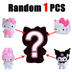 Bandai | Cute Kawaii Sanrio Characters Figure Pen Cup Hello Kitty Kuromi My Melody Desktop Storage Decor Collectible Toy Gift Office