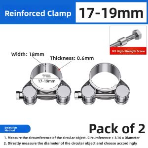 LASH | Water Pipe Clamp Quick Installation Fixing Clip for Oil Pipes