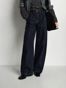 Semir | Quần Jeans Thẳng Dày Mềm ấm Phân Cánh